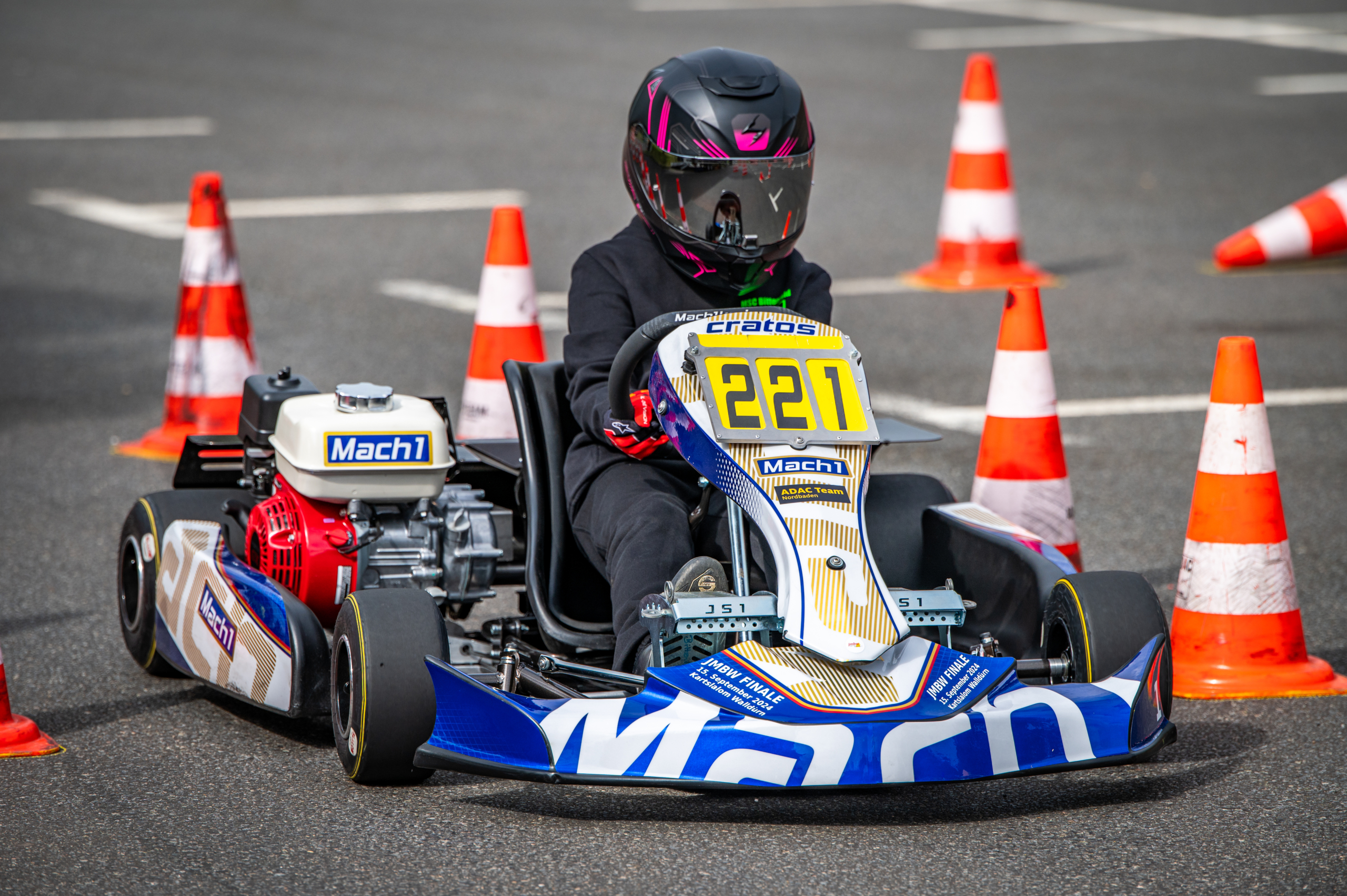 Lena wärend der fahrt auf der Baden-Württembergischen Meisterschaft 2024