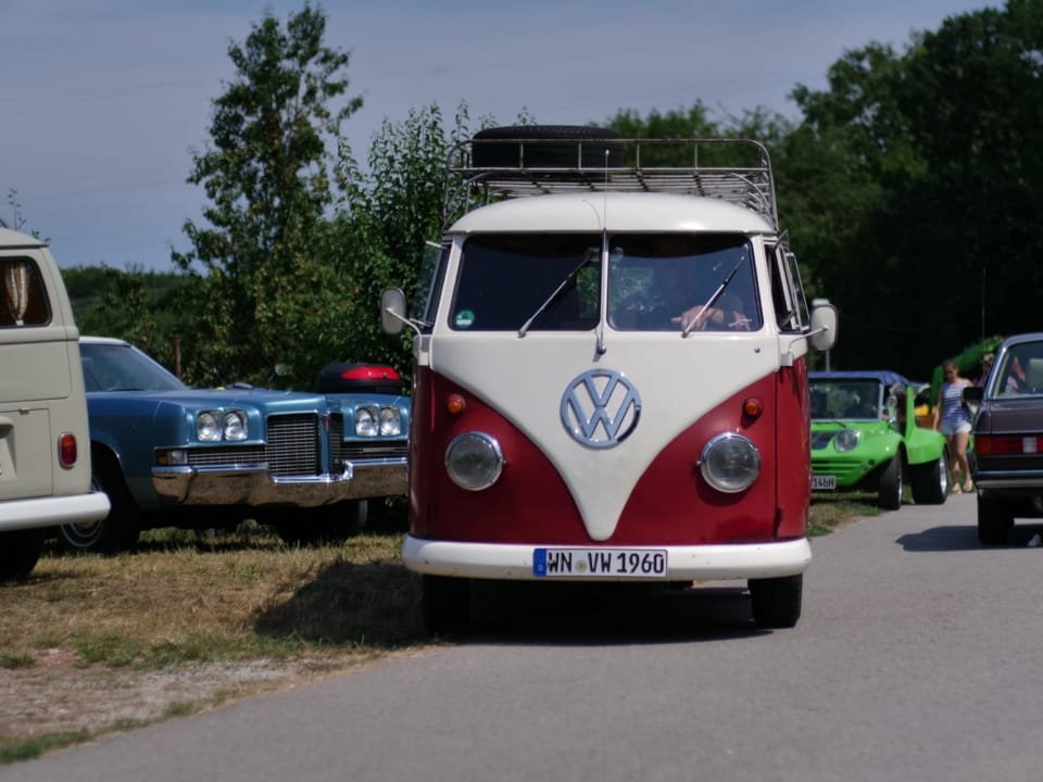 Bild von einem alten VW-Bus T1 auf unserem Oldtimer Treffen.